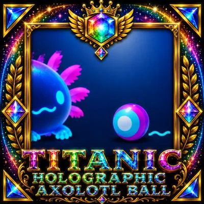 Titanic Holographic Axolotl Ball