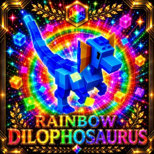 Rainbow Dilophosaurus
