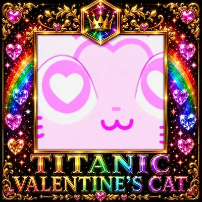 Titanic Valentine's Cat