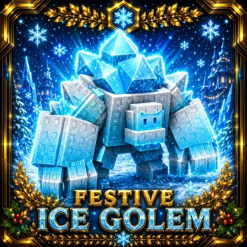 Festive Ice Golem