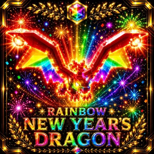 Rainbow New Year's Dragon