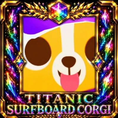 Titanic Surfboard Corgi