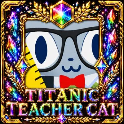 Titanic Teacher Cat