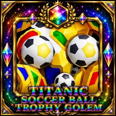 Titanic Soccer Ball Trophy Golem