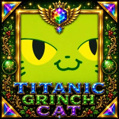 Titanic Grinch Cat