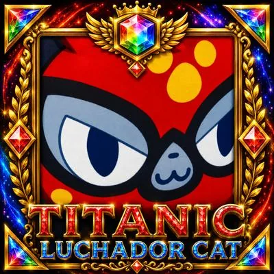 Titanic Luchador Cat